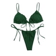 thumbnail image 3 of Birdeem Bikinis à Bretelles Larges Décontractés Mode Couleur Unie pour Femmes, 3 of 6