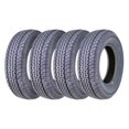 thumbnail image 1 of Set 4 FREE COUNTRY Premium Trailer Tires ST205/75R15 8PR Load Range D w/Featured Side Scuff Guard 11131, 1 of 3