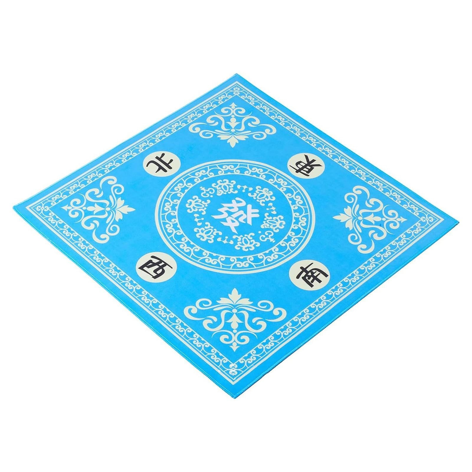 GUSTARIA Mahjong Ensemble de 4 supports et poussoirs tout-en-un pour carrelage Mahjong en acrylique transparent, blanc