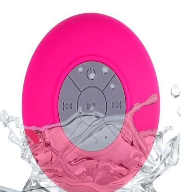 MesaSe Haut-Parleur de Douche Portable HD Bluetooth Étanche avec Micro et Haut-Parleur Intégrés et Ventouse Intégrée