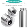 thumbnail image 2 of Lefu 10-60mm Shower Head Extension Pipe Stainless Steel Bathroom Shower Extensio, 2 of 8