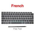 thumbnail image 1 of New A1932 Key Keycaps Keys Cap butterfly Keyboards Repair For Macbook Air Retina 13inch 2018 2019 Year French, 1 of 6