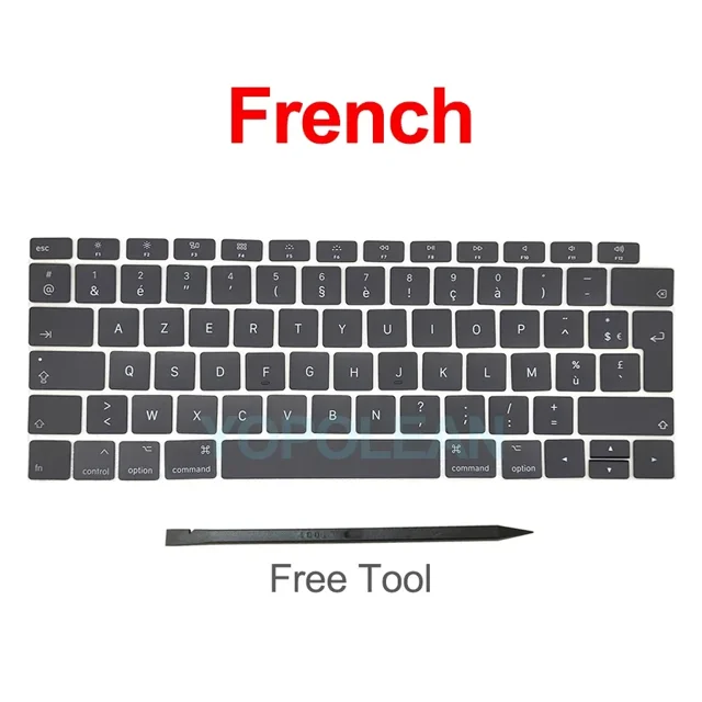 New A1932 Key Keycaps Keys Cap butterfly Keyboards Repair For Macbook Air Retina 13inch 2018 2019 Year French