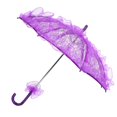thumbnail image 3 of Bridal Umbrella, Elegant Exquisite Beautiful Lace Parasol  For Photos For Weddings For Parties Purple, 3 of 8