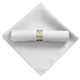 thumbnail image 2 of Napkins Cloth Washable, White Cloth Napkins, 18.9x18.9Inch Soft Cotton Dinner Napkins Cloth, Rustic Table Napkins, 6Pcs Reusable Table Napkin with Hemmed Edges, 2 of 7