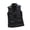 Black, variant on Lmnyox Women's Puffer Vest Lightweight Zip Up Collared Sleeveless Vest Outerwear Plus Size Winter Vest