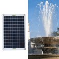 thumbnail image 3 of Solar Water Pump Kit, Solar Powered Water Pump 50W Power Panel No Power Storage Function 800L/h 12V Low Noise Solar Fountain Pump For Car Boat Garden Fountain, 3 of 8