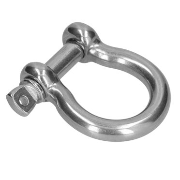 Manilles en Acier Inoxydable, Ancre à Vis Manille Lourdes Chaînes de Qualité Marine Wirerope Levage pour les Chemins de Fer pour le Camping en Plein Air pour Bateau 10Pcs M6