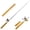 Or, variante sur HEVIRGO Mini Canne à Pêche Extérieure de Poche en Forme de Stylo pour Poisson, Canne à Pêche en Alliage d'Aluminium, Noir