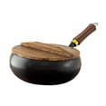 thumbnail image 2 of simhoa Cast Iron Pan Cookware Traditional Large Belly Wok for Camping Hotel Kitchen L L, 2 of 8