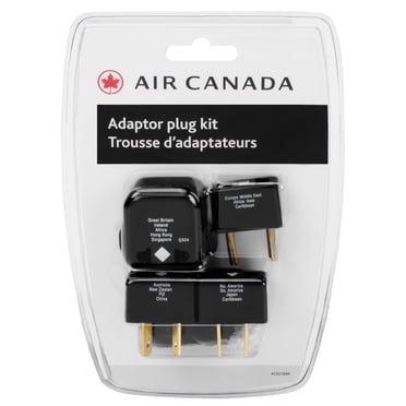 Kit d'adaptateur de voyage Air Canada 10 ampères