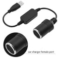 thumbnail image 4 of Herwey USB Port to 12V Car Cigarette Lighter Socket Converter, 4 of 6