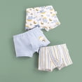 thumbnail image 2 of MIASHUI Boys Comfortable Underwear Cute Cartoon Print Boxer Briefs Underpants 3 Pack,5-6 Years, 2 of 3