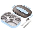 thumbnail image 2 of EGNMCR Lunch Bags for Women Lunch Box Bento Box Thermal Insulation Bento 5 Cells Lunch Box Tableware Set Portable Lunch Box Student Lunch Box lunch tableware, 2 of 3