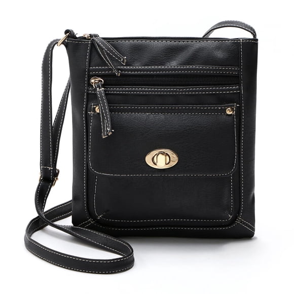 zanvin Womens Leather Satchel Cross Body Shoulder Messenger Bag Black gifts Holiday Gifts sale