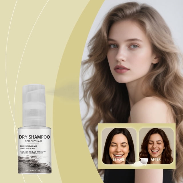 FcBaudy Oil-Control Volumizing Leave-In Dry Shampoo Spray 60ml Dry Hairs Spray