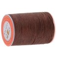 thumbnail image 1 of 1 Spool 60 Yards Leather Sewing Round ed Thread Cord 0.8mm DIY Hand Stitching Dark Brown, 1 of 6