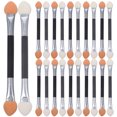 thumbnail image 1 of EeaseCA 24pcs Disposable Eyeshadow Brushes Dual Sides Eye Shadow Sponge Sticks Eyeshadow Applicators (Handle for Random Color), 1 of 8