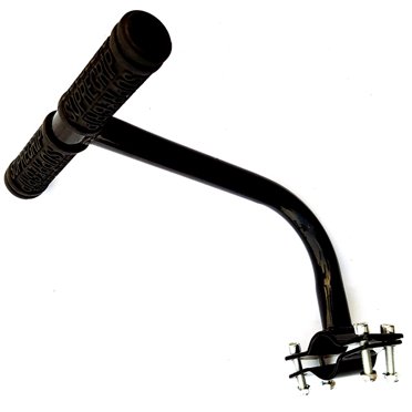 Bangcool Bike Rear Seat Handle: Metal Child Back Seat Armrest Bicycle Rear Seat Handrail