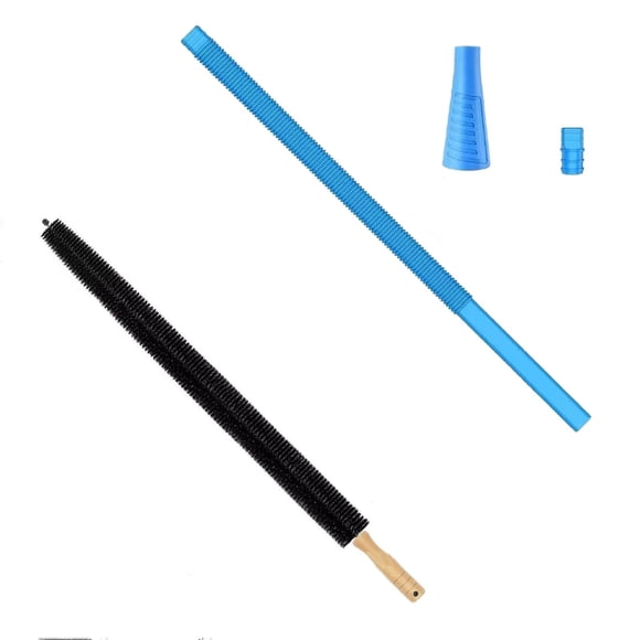 Dryer Vent Cleaning Brush Kit 3 Piece for Washer and Dryer Hose Coil Scrubbing Brush with Multicolor Plastic Handles