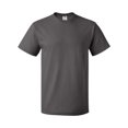 thumbnail image 1 of Fruit Of The Loom T-Shirt à Col Rond à Manches Courtes en Coton HD pour Hommes, P, Charbon, 1 of 1