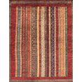 thumbnail image 1 of Ahgly Company Tapis Rectangulaire Abstrait Rouge Lavable en Machine, 2 Pieds x 3 Pieds, 1 of 7