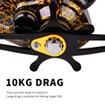 thumbnail image 3 of PROBEROS PROBEROS W10 Moulinet de Pêche Micro, Gaucher, Chat Noir-Violet, 4+1 Roulements BB, Rapport de Transmission 7,2:1, Traîne Max 10 kg, Construction en Nylon, Plusieurs Options de Couleur, 3 of 7