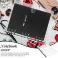 thumbnail image 4 of Binder Notebook Shell Plastic B5 Scrapbook Shell Plastic Binder Folder Loose-leaf Notebook Shell, 4 of 9