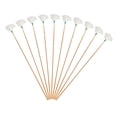 thumbnail image 4 of lionlar 10 Pieces Goose Feather Earpicks for Adults Children Ear Pick Ear Spoon Green Green Thread M, 4 of 9