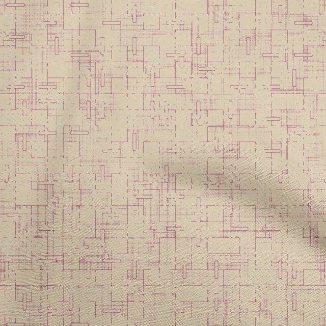 oneOone Cotton Flex Peach Fabric Geometric Craft Projects Decor Fabric Printed By The Yard 40 Inch Wide-8M
