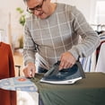 thumbnail image 1 of Rvkxad 2200W Steam Iron, Fast Even Heat Clothing Iron, Non-stick Soleplate with Steam Holes, Comfort Grip Garment Iron, 1 of 7