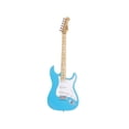thumbnail image 1 of Monoprice Indio Cali Classic Electric Guitar with Gig Bag-Blue, 1 of 2