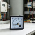 thumbnail image 2 of Panel Meter Analog Panel Ammeter 4.8*4.8cm 99T1-A AC250V/300V/450V Direct-Acting, 2 of 9