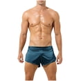thumbnail image 1 of Rbaofujie Plus Size Underwear Men's Solid Color Ruffled Men's Front Split Pants Thin Oversized Underwear Compression Underwear For Men, 1 of 5