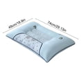 thumbnail image 3 of Pillows for Sleeping Polyester Material Soft Fluffy Comfortable Hotel Quality Design Suitable for Back Stomach and Side Sleeping Positions, 3 of 7