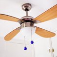 thumbnail image 4 of Unique Bargains Ceiling Fan Pull Chain Light Lighting Accessories Extension Ice Cracked Crystal Ball Pendant Blue, 4 of 6