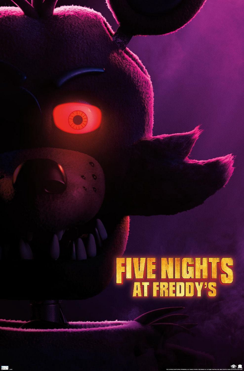 Five Nights at Freddy's Movie - Foxy One Sheet Wall Poster