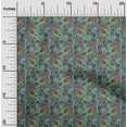 thumbnail image 1 of oneOone Polyester Lycra Fabric Leaves & Floral Block Print Fabric By The Yard 56 Inch Wide, 1 of 4
