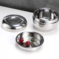 thumbnail image 2 of relayinert Durable Thermos Portable Picnic Bento Lunch Box With Safe To Suitable For All Occasions Versatile Silver 1L, 2 of 6