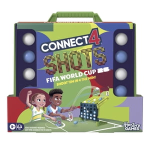 Connect 4 Shots FIFA World Cup 2026 Game, Family Games for Soccer Fans and Kids, Ages 8 and up