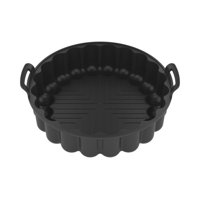 Baking Deep Tray Basket Silicone Reusable Basket Pot Replacement with Handles Dishwasher-Safe /Rectangle