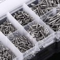 thumbnail image 3 of 800Pcs M2 Self Tapping Screws, Stainless Steel Self Tapping Screws, Carbon Steel Self Tapping Screws, For Electronic Hardware, Machinery, Construction, 3 of 7