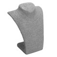 thumbnail image 2 of Necklace Pendant Display Bust Mannequin Jewelry Display Stand Holder Gray M, 2 of 8