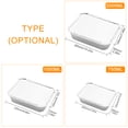 thumbnail image 2 of Amdohai Contenants Jetables en Aluminium pour Plats à Emporter avec Couvercles pour, 2 of 7