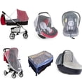 thumbnail image 4 of 1pc Universal Stroller Mosquito Net Full Coverage Pram Anti Insect Protection Mesh Cover Enlarged Thickened For Universal Fit Full Protection Durable Mesh Breathable Pure Black, 4 of 5