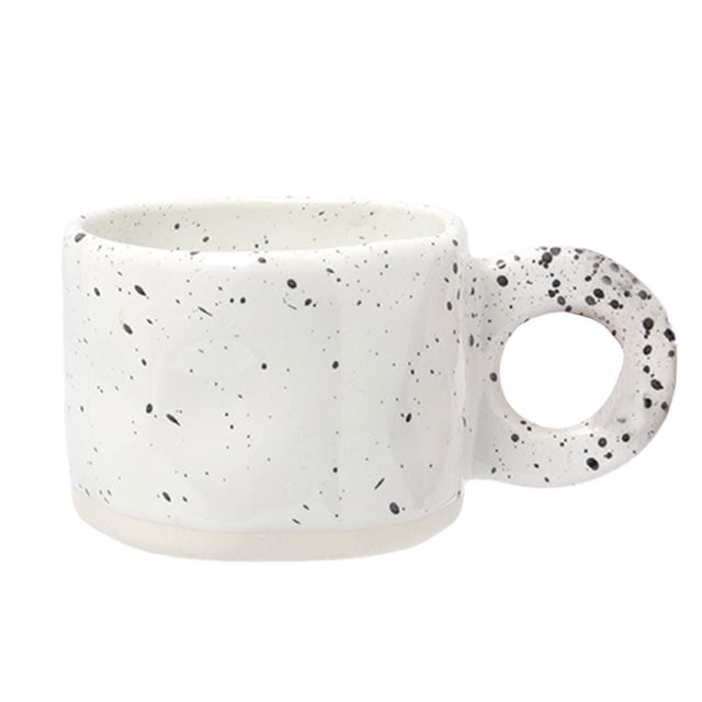 TIELUTT Ceramic Mug with Handle Coffee Milk Modern Print Porcelain Handmade Ceramic Hot Mug Set with Writing the Cup Vacuum Insulated Coffee Mug Japan Wellness Tumbler Set Acrylic Drinking Glasses Se