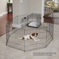 thumbnail image 2 of Midwest Black Exercise Pen 42 Inch 8 Panels ( No Door), 2 of 8