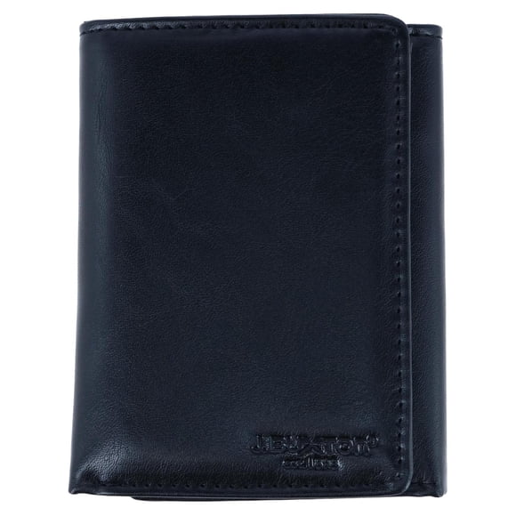 Buxton RFID Distressed Vegan Leather Trifold Wallet (Men's)