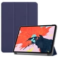 thumbnail image 2 of PANDACO Navy Leather Folio Case with Smart Cover for iPad Pro 12.9-inch (2018-2021), 2 of 5