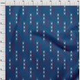 thumbnail image 3 of oneOone Cotton Cambric Fabric Arrow Sign Kasuri Print Fabric BTY 56 Inch Wide, 3 of 4
